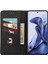 Xiaomi Için Poco X4 Pro 5g Ekleme Pu Deri Telefon Kılıfı Tam Koruma Cilt Duygu Dokunmatik Dokunma Stand Flip Cüzdan Kapak Black (Yurt Dışından) 2