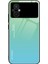 Xiaomi Poco M5 Için 4g Renk Gradyan Telefon Kılıfı Yumuşak Tpu Sınır Temperli Cam+Pc Arka Kapak Damla Dayanıklı Kapak-Cenman / Mavi (Yurt Dışından) 1