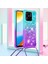 Xiaomi Redmi Için 10C Gradyan Hareketli Sıvı Telefon Kılıfı Yumuşak Tpu Yastık Takviyeli Köşeler Kirk-Sky Mavi/mor ile Geri Kapak (Yurt Dışından) 2