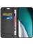 Xiaomi Poco X4 Pro 5g Anti-Fall Litchi Doku Telefon Cüzdan Stand Rhombus Desenli Rfıd Engelleme Koruyucu Case Black (Yurt Dışından) 2