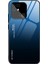 Xiaomi Redmi Için 10C Cep Telefonu Koruma Gradyan Renk Temsilli Cam Geri+Yumuşak Tpu Kenar Kasa Mavisi/siyah (Yurt Dışından) 1