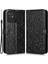 Xiaomi Için Poco C40 4g Anti-Çizelge Folio Flip Kapak Standı Cüzdan Telefon Kılıfı Dot Deseni Tpu+Pu Deri Koruyucu Kabuk Black (Yurt Dışından) 1