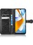 Xiaomi Için Poco C40 4g Anti-Çizelge Folio Flip Kapak Standı Cüzdan Telefon Kılıfı Dot Deseni Tpu+Pu Deri Koruyucu Kabuk Black (Yurt Dışından) 4