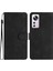 Xiaomi 12 Lite 5g Baskılı Kelebek Telefon Kılıfı Deri Cüzdan Flip Stand Telefon Shell-Black (Yurt Dışından) 1