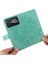 Xiaomi Için Poco C40 4g Çiçek Baskı Pu Deri Telefon Koruyucu Kılıf Flip Stand Cüzdan Kapağı Strap-Green (Yurt Dışından) 5