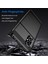Xiaomi Poco M4 Için 5g Dayanıklı Tpu Cep Telefonu Kılıfı Karbon Fiber Doku Fırçalanmış Yüzey Giyim Dayanıklı Kapak Siyahı (Yurt Dışından) 3