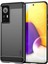 Xiaomi Için 12 Lite 5g Fırçalanmış Yüzey Anti-Fingerprint Tpu Arka Kapak Karbon Fiber Telefon Kılıfı Black (Yurt Dışından) 1