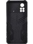 Mechwarrior Xiaomi Için Poco X4 Pro 5g Giyim Dirençli Damla Damla Damlı Yumuşak Tpu Sert Pc Sert Zırh Kılıfı Back Kickstand Telefon Shell-Black (Yurt Dışından) 3