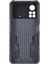 Mechwarrior Xiaomi Için Poco X4 Pro 5g Giyim Dirençli Damla Damla Damlı Yumuşak Tpu Sert Pc Sert Zırh Kılıfı Back Kickstand Telefon Shell-Grey (Yurt Dışından) 3