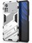 Xiaomi Poco X4 Pro 5g Çift Katmanlı Tasarım Tpu+Pc Case Kickstand Heavy Hizmet Zırhı Kapak-Beyaz (Yurt Dışından) 1