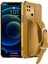 Xiaomi Redmi Için 10C Elektrapılaşma Timsah Doku Pu Deri Kaplamalı Tpu Kılıf El Kayışı Kickstand Telefon Kapak Sarı (Yurt Dışından) 1