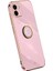 Xiaomi Redmi A1 4g/a2 4g Için Xinli Kickstand Telefon Kılıfı, Elektrokaplama Altın Kenar Tpu Telefon Kapağı Halka Tutucu-Mor ile (Yurt Dışından) 1