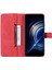 Xiaomi Için Redmi K50/K50 Pro Pu Deri Cüzdan Telefon Kılıfı Tam Vücut Koruma Standı Manyetik Folio Katlanır Kapak-Kırmızı (Yurt Dışından) 2