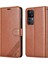 Xiaomi Redmi K50 Için Ultra 5G/12T 5g Cüzdan Telefon Kılıfı Şok Geçirmez Pu Deri Deri Kapak Stand-Brown ile Çizelge Anti Tele Kılıfı (Yurt Dışından) 1