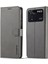 Xiaomi Için Poco M4 Pro 4g Iyi Korumalı Dokulu Pu Deri Flip Folio Stand Cüzdan Kasa Telefon Kılıfı Kapak Grey (Yurt Dışından) 1