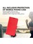 Xiaomi Için Poco F4 5g/redmi K40S 5g Şok Geçirmez Folio Flip Telefon Kılıfı Pu Deride Dirençli Çılgın At Doku Cüzdan Iyi Koruma Kapak-Kırmızı (Yurt Dışından) 5