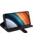 Xiaomi Için Poco F4 5g/redmi K40S 5g Şok Geçirmez Folio Flip Telefon Kılıfı Pu Deride Dirençli Çılgın At Doku Cüzdan Stand Iyi Koruma Kapak Black (Yurt Dışından) 3
