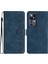 Xiaomi 12T Pro 5G/12T 5g/redmi K50 Ultra Telefon Kapağı Pu Deri Basılı Kelebek Cüzdan Stand Telefon Kılıfı Mavisi (Yurt Dışından) 1