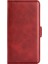 Xiaomi Poco C40 4g Anti-Çizelge Pu Deri Deri Çift Manyetik Tokal Buzağı Doku Doku Standı Cüzdan Damla Koruma Telefon Kapak-Kırmızı (Yurt Dışından) 5