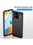 Xiaomi Redmi Için 10C Karbon Fiber Doku Fırçalanmış Yüzey 1.8mm Tpu Arka Kapak Cep Telefonu Kasası-Siyah (Yurt Dışından) 2
