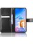 Pu Deri Cüzdan Xiaomi Redmi Için Manyetik Telefon Kılıfı 11 Prime 4g, Çılgın At Doku Standı Özellik Kabuk Kapağı Strap-Black (Yurt Dışından) 4