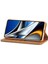 Xiaomi Için Poco M4 Pro 4g Iyi Korumalı Dokulu Pu Deri Flip Folio Stand Cüzdan Kılıf Kılıfı Telefon Kılıfı Kapak Işık Kahverengi (Yurt Dışından) 3