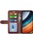 Xiaomi Için Poco F4 5g/redmi K40S 5g Şok Geçirmez Folio Flip Telefon Kılıfı Pu Deride Dirençli Çılgın At Doku Cüzdan Iyi Koruma Kapak Kahverengi (Yurt Dışından) 2