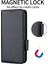 Xiaomi Için Poco F4 5g/redmi K40S 5g Pu Deri Şok Emilim Litchi Doku Telefon Kılıfı Stand Cüzdan Manyetik Toka Kapak Black (Yurt Dışından) 2