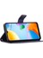 Xiaomi Redmi Için 10C Stand Pu Deri Kılıf Strap-Dark Mor ile Baskalı Baykuş Ağacı Desen Cüzdan Kapağı (Yurt Dışından) 2