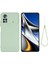 Xiaomi Poco X4 Pro 5g Strap Anti-Fall Ince Sıvı Silikon Kılıf Yumuşak Mikrofiber Astar Koruyucu Yeşil (Yurt Dışından) 1