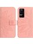 Xiaomi Redmi K40S Için 5g/poco F4 5g HT04 Ayçiçeği Baskılı Pu Deri Şok Geçirmez Kılıf Deri-Touch Anti-Çizelge Anti-Çizelge Stand Cüzdan Kapağı Omuz Kayışı Işık Pembe (Yurt Dışından) 2