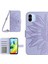 HT04 Xiaomi Redmi A1 4g/a2 4g Cüzdan Stand Omuz Kayış Işığı Mor ile Cilt Dostu Cep Telefonu Kapağı (Yurt Dışından) 1