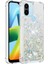 Xiaomi Redmi A1 4g/a2 4g/a1+ 4g/a2+ 4g/poco C50 4g Sıvı Yüzen Glitter Sequins Tpu Telefon Vaka Silver/kalpler (Yurt Dışından) 1
