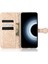 Xiaomi 12T 5g/redmi K50 Ultra 5g Için Anti-Cratch Cep Telefonu Kılıfı, Pu Deri Dot Desen Baskılı Stand Telefon Cüzdan Kapağı Strap-Rose Altın (Yurt Dışından) 2