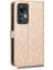 Xiaomi 12T 5g/redmi K50 Ultra 5g Için Anti-Cratch Cep Telefonu Kılıfı, Pu Deri Dot Desen Baskılı Stand Telefon Cüzdan Kapağı Strap-Rose Altın (Yurt Dışından) 5