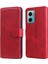 Xiaomi Için Redmi Note 11E 5g/redmi 10 5g/redmi 10 Prime+ 5g Pu Deri+ Tpu Damla Geçirmez Telefon Kılıfı Stand Kapak-Kırmızı (Yurt Dışından) 1