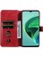 Xiaomi Için Redmi Note 11E 5g/redmi 10 5g/redmi 10 Prime+ 5g Pu Deri+ Tpu Damla Geçirmez Telefon Kılıfı Stand Kapak-Kırmızı (Yurt Dışından) 3