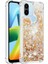 Xiaomi Redmi A1 4g/a2 4g/a1+ 4g/a2+ 4g/poco C50 4g Sıvı Yüzen Glitter Sequins Tpu Telefon Case-Gold/hearts Için (Yurt Dışından) 1