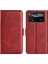 Folio Flip Çift Class Pu Deri Telefon Kabuğu Xiaomi Poco X4 Pro 5g, Katlanabilir Ayarlanabilir Stand Vaka Telefon Cüzdan Aksesuar-Kırmızı (Yurt Dışından) 1