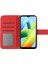 HT04 Xıaomı Redmı A1 4g/a2 4g Cüzdan Stand Omuz Kayışı Kırmızılı Deri Dostu Cep Telefonu Kapağı (Yurt Dışından) 5