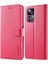 Xiaomi 12T 5g/redmi K50 Ultra 5G/12T Pro 5g Buzağı Dokusu Pu Deri Telefon Stand Magnetic Teclas Cüzdan Telefon Kapak-Pembe (Yurt Dışından) 1
