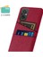 Xiaomi Redmi Için 11 Prime 4g Bez Doku Çift Kart Yuvaları Telefon Kılıf Anti-Çizik Sabit Pc Koruyucu Kapak-Kırmızı (Yurt Dışından) 2