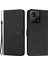 Xiaomi Için Redmi 10C/REDMI 10 (Hindistan) Kalp Şekli Baskılı Cüzdan Kılıf Deri Touch Hissed Pu Deri Bilek Kayışı Stand Flip Telefon Kapağı Black (Yurt Dışından) 1