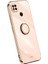 Xiaomi Redmi 10A Için Xinli Ring Tutucu Kickstand Telefon Kılıfı, Elektraplatma Altın Kenar Tpu Telefon Kapak Pembe (Yurt Dışından) 1
