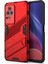 Xiaomi Için Redmi K50 PRO/K50 Sabit Pc+Yumuşak Tpu Şok Geçirmez Cep Telefonu Kasası Kickstand Cover-Red (Yurt Dışından) 2