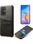 Xiaomi Redmi Için Damla Geçirmez Cep Telefonu Kapağı 11 Prime 4g Çift Kart Yuvaları Pu Deri Kaplamalı Pc Telefon Vaka-Black (Yurt Dışından) 1