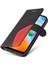 Xiaomi Redmi Için 10C Çift Renkli Ekleme Pu Deri Deri Cüzdan Telefon Kılıfı Stand Kabuğu Strap-Black (Yurt Dışından) 5