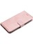Xiaomi Poco X4 Pro 5g Düz Renkli Pu Deri Folyo Flip Flip Cüzdan Torosu Tasarım Manyetik Kapatma Stand Savunmacı Telefon Kılıfı Strap-Rose Gold (Yurt Dışından) 2
