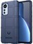 Xiaomi Için 12 Lite 5g Sağlam Kare Grid Slip Donan Dışı Telefon Kılıfı Kalınlaştırılmış Tpu Absorpsiyon Koruyucu Kapak Mavisi (Yurt Dışından) 1