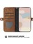 Xiaomi Redmi Için YX0020 10C 4g Eller Serbest Stand Telefon Çantası, Çift Manyetik Toka Pu Deri Deri Flip Kapak Kabuğu Strap-Brown (Yurt Dışından) 2
